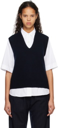 Margaret Howell Navy Integral Vest