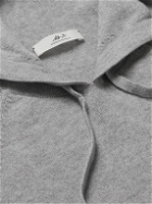 Mr P. - Circular-Knit Cashmere Hoodie - Gray