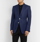 TOM FORD - O'Connor Slim-Fit Wool and Mohair-Blend Blazer - Blue