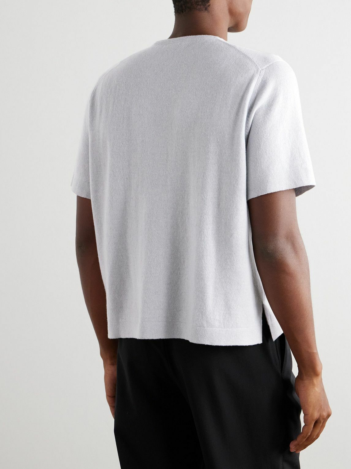 Stòffa - Cashmere T-Shirt - White