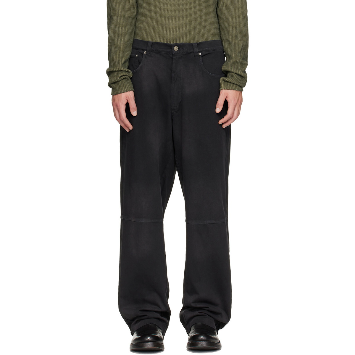 424 Black Academy Trousers