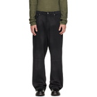 424 Black Academy Trousers