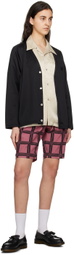 NEEDLES Red Check Shorts