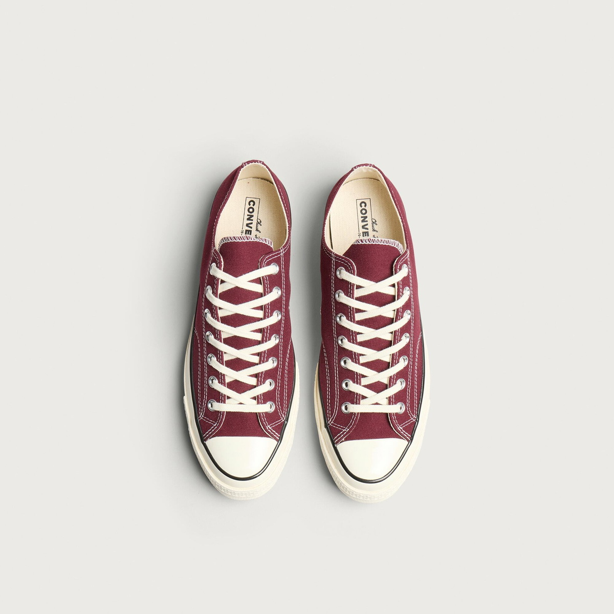 Converse Chuck Taylor 1970s Ox Sneaker in Deep Bordeaux/Egret/Black