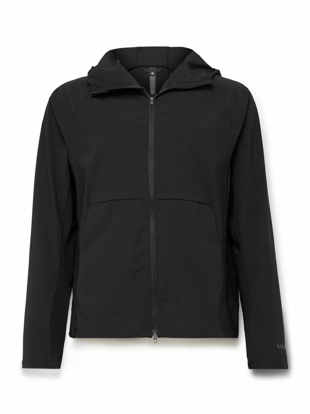 Photo: Lululemon - Pace Breaker Recycled-Nylon and Lycra®-Blend Hooded Jacket - Black