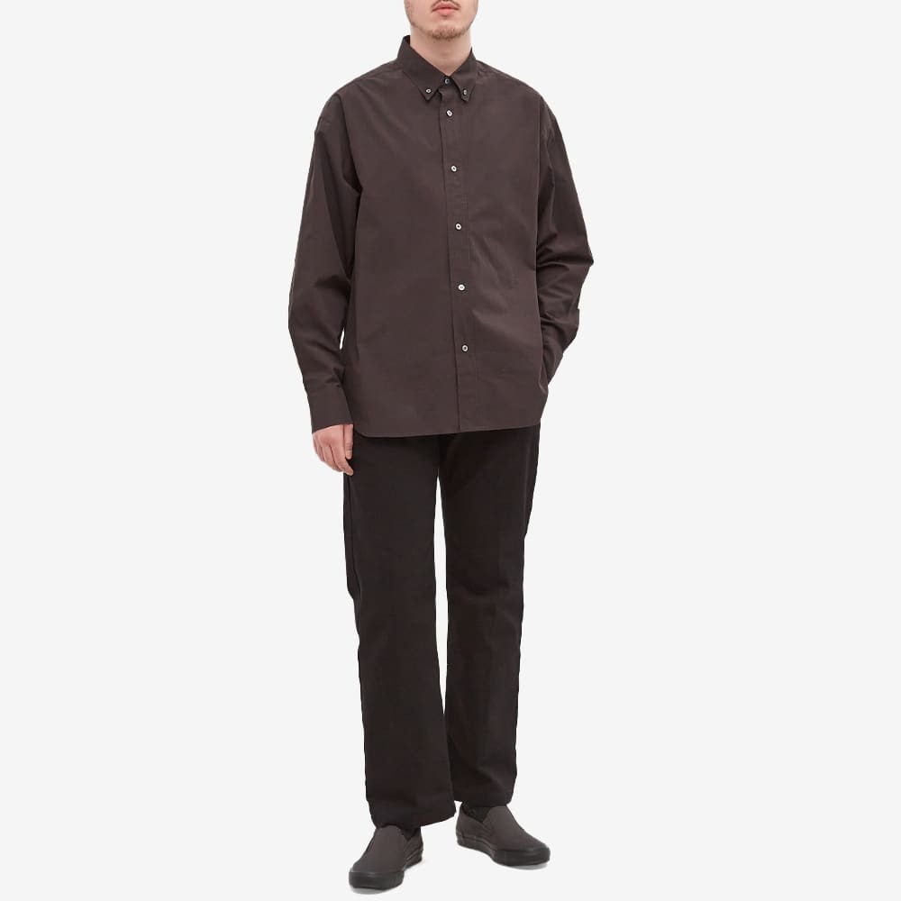 Studio Nicholson Men's Jude Classic Button Down Shirt in Black