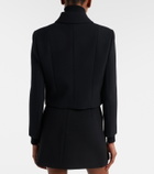 Gucci Double G cropped wool crêpe jacket