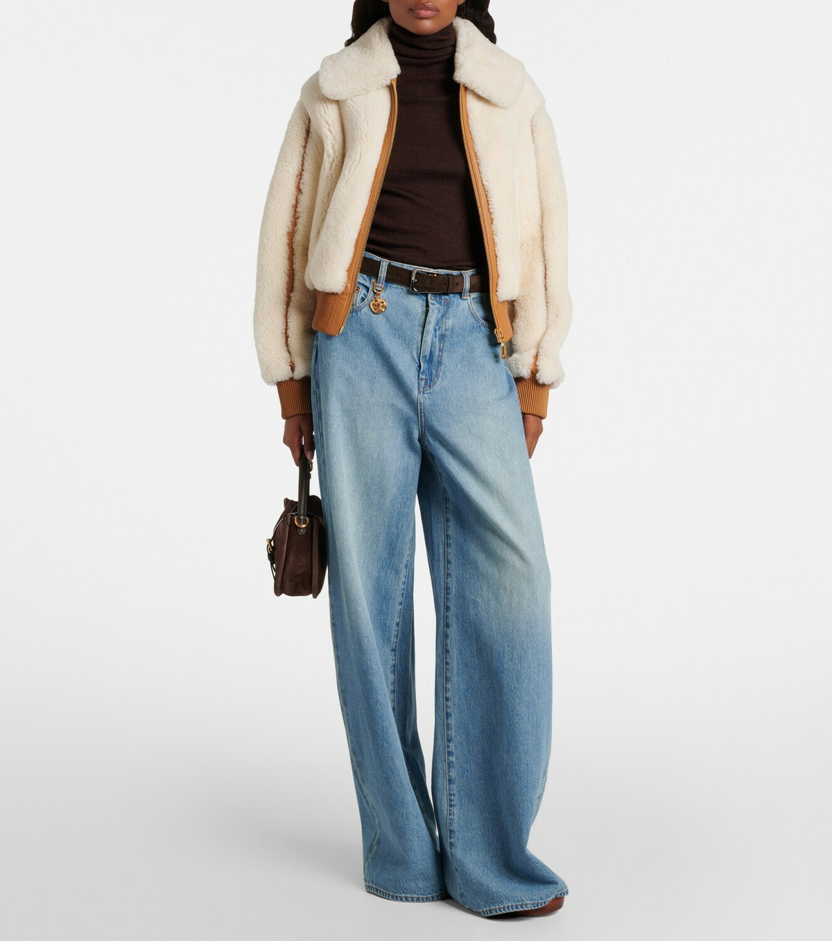 Zimmermann Story shearling bomber jacket