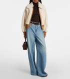 Zimmermann Story shearling bomber jacket