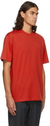 Y-3 Red Classic Logo T-Shirt