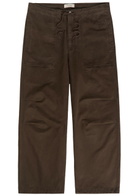 Entire Studios Barren Wide-leg Denim Cargo Trousers Brown