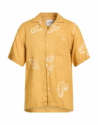 Closed Mens Shirt Mustard