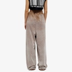 Vetements Women's Made On Earth Double Jersey Sweat Pant in Faded Beige