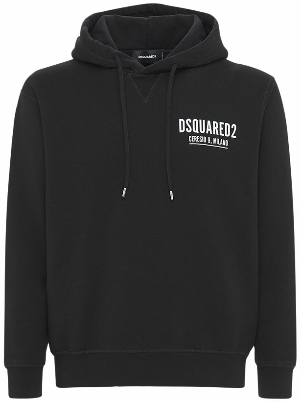 Photo: DSQUARED2 - Ceresio 9 Print Cotton Jersey Hoodie