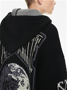 OFF-WHITE - Hood And Zip Wool Sweater
