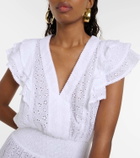 Poupette St Barth Camila broderie anglaise minidress