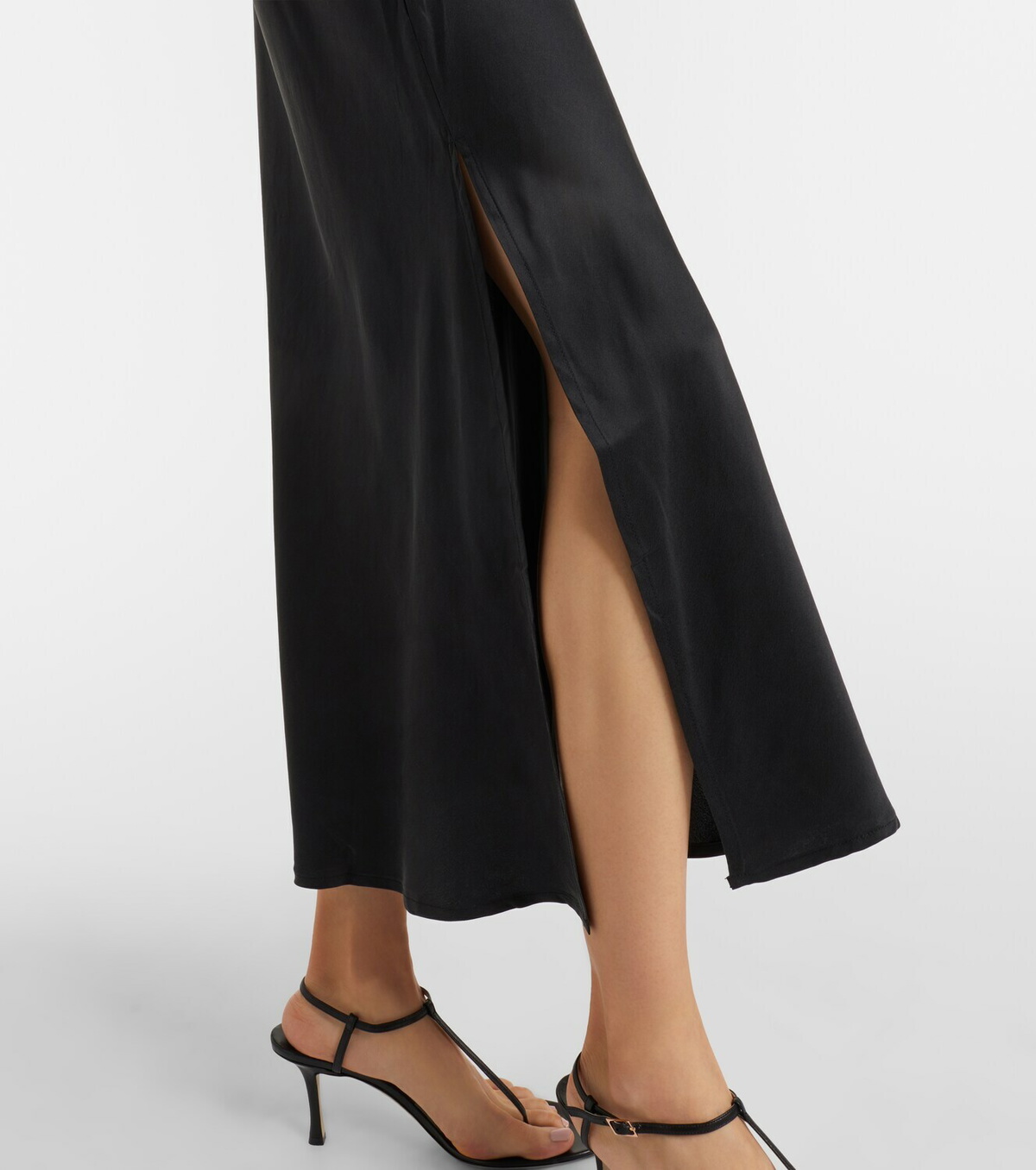 Asceno Salina silk charmeuse maxi dress