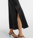 Asceno Salina silk charmeuse maxi dress