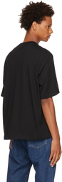 Lanvin Black Curb Lace T-Shirt