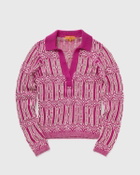 Stine Goya Kiza, 2031 Graphic Knit Pink Pullovers