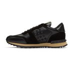 Valentino Black Valentino Garavani Rockstud Sneakers