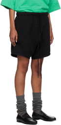 Fear of God ESSENTIALS Black Drawstring Shorts