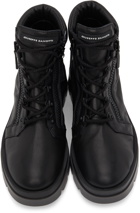 Giuseppe Zanotti Black Noble Lace-Up Boots