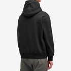 Purple Mountain Observatory Men's Garment Dye Hoodie in Black