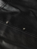 Nanushka - Josia Vegan Leather Shirt Jacket - Black
