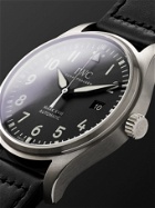 IWC Schaffhausen - Pilot's Mark XVIII Automatic 40mm Stainless Steel and Leather Watch, Ref. No. IW327009