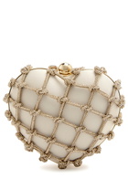 Rosantica Cupido Nodi Crystal-embellished Satin Cross-body bag - Grey - One Size