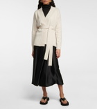 Max Mara - Whisky wool wrap cardigan