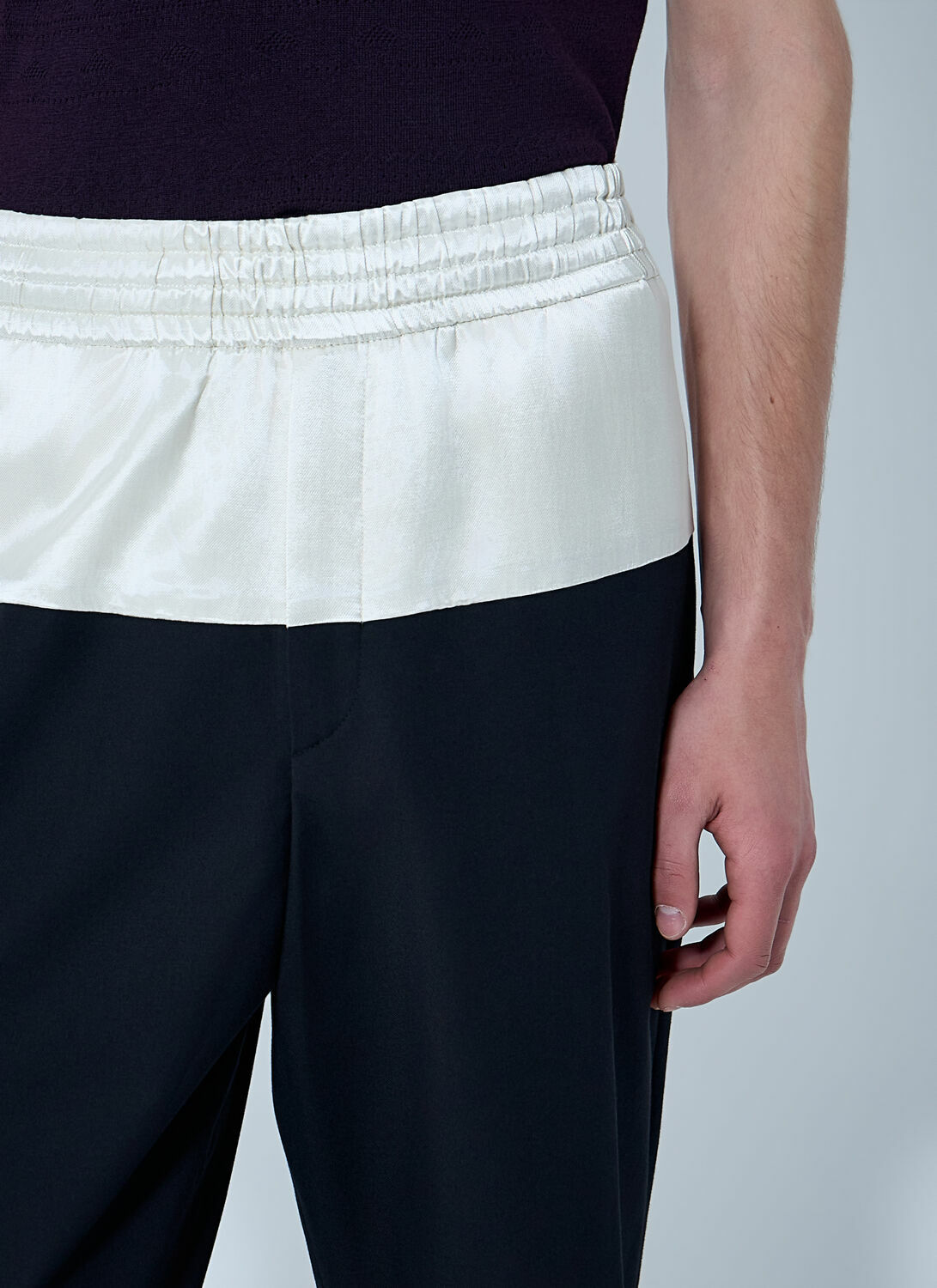 Dries Van Noten Drawstring Wide-Leg Trousers