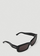 Balenciaga - Oversized Rectangle Sunglasses in Black