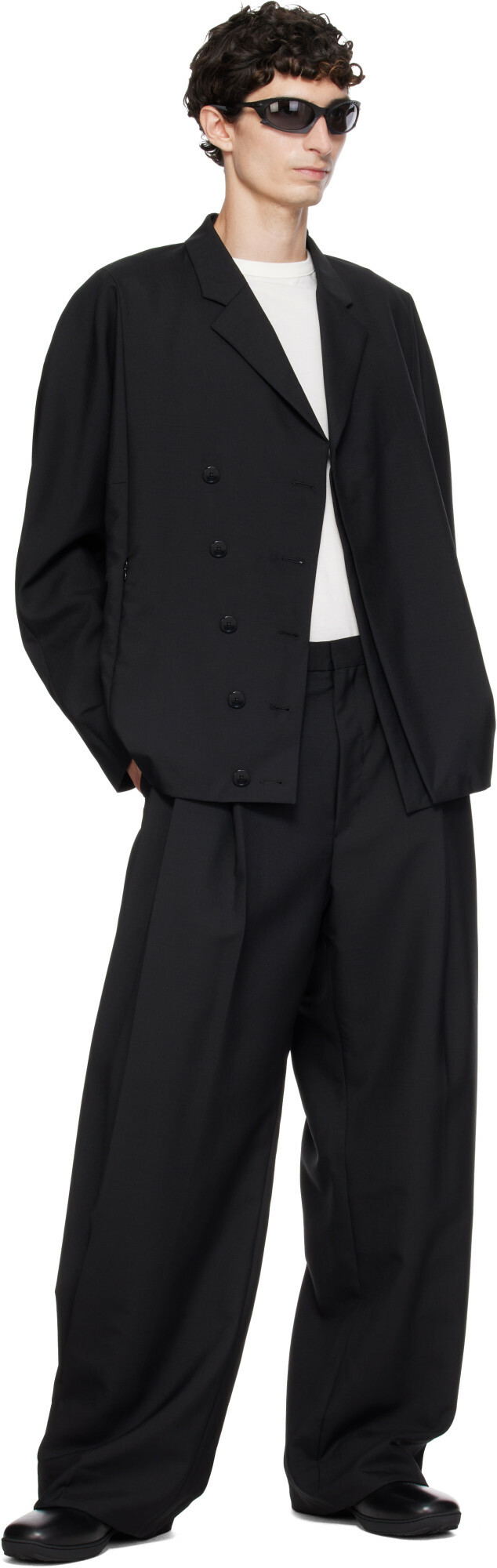 Kiko Kostadinov Black Vaals Tailored Blazer