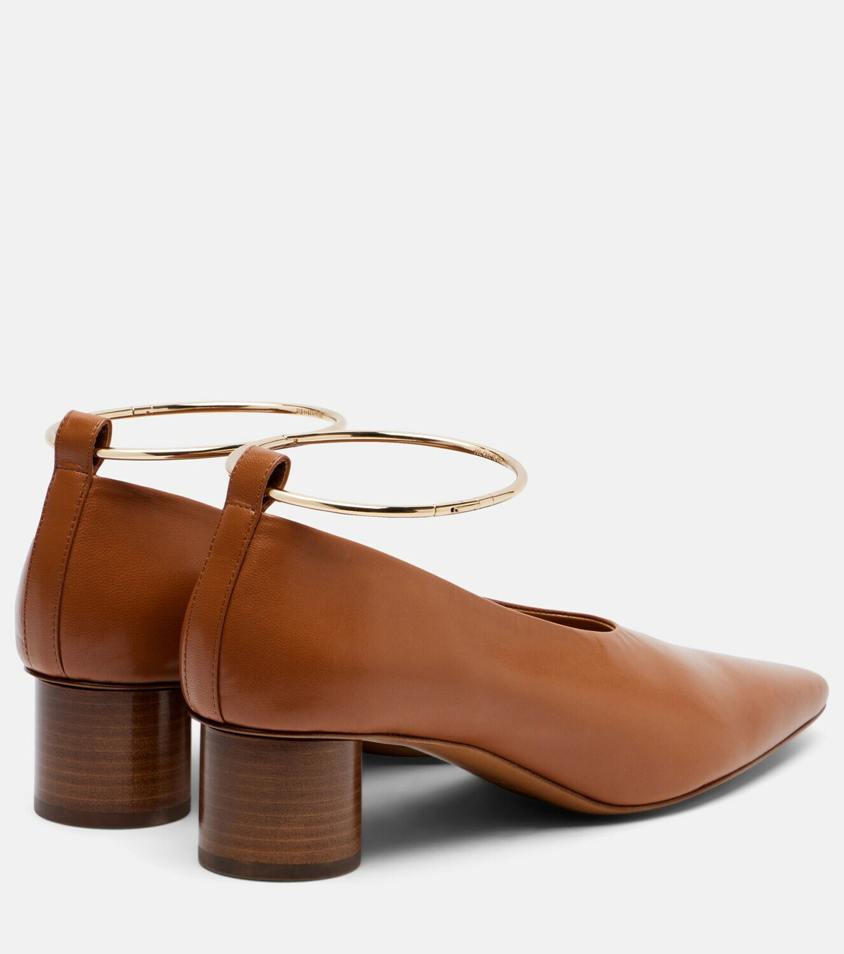 Jil Sander Ring leather pumps