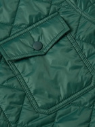 Sid Mashburn - Traveler's Slim-Fit Quilted Nylon Cashpad Jacket - Green