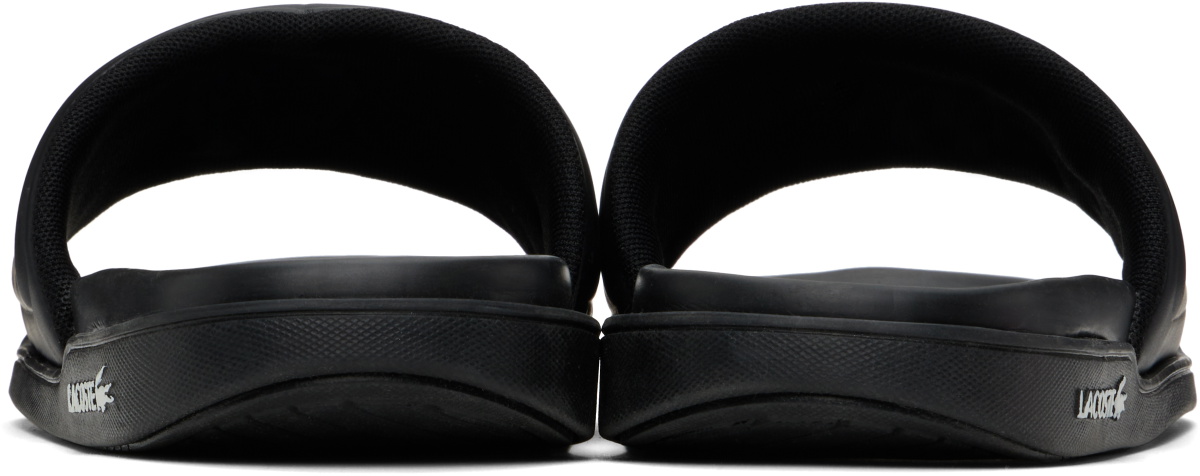 Lacoste Black Serve Slides
