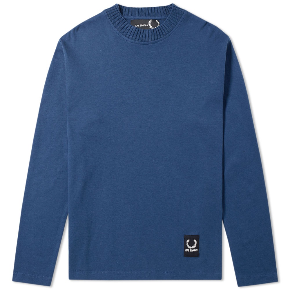 Fred Perry x Raf Simons Long Sleeve Patch Logo Tee Fred Perry x