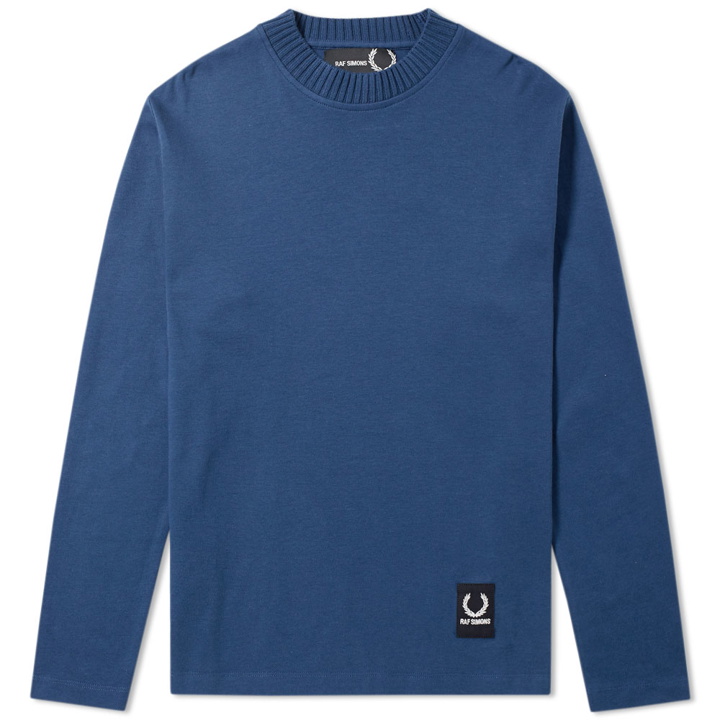 Photo: Fred Perry x Raf Simons Long Sleeve Patch Logo Tee