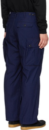 BEAMS PLUS Navy Button Tab Cargo Pants