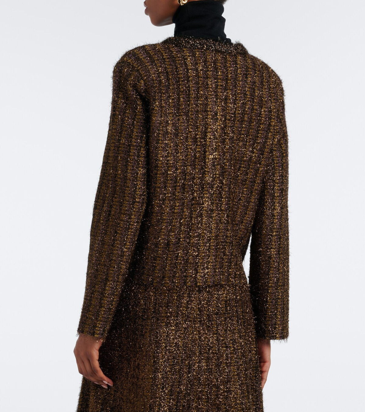 Veronica Beard Keziah cropped knitted jacket
