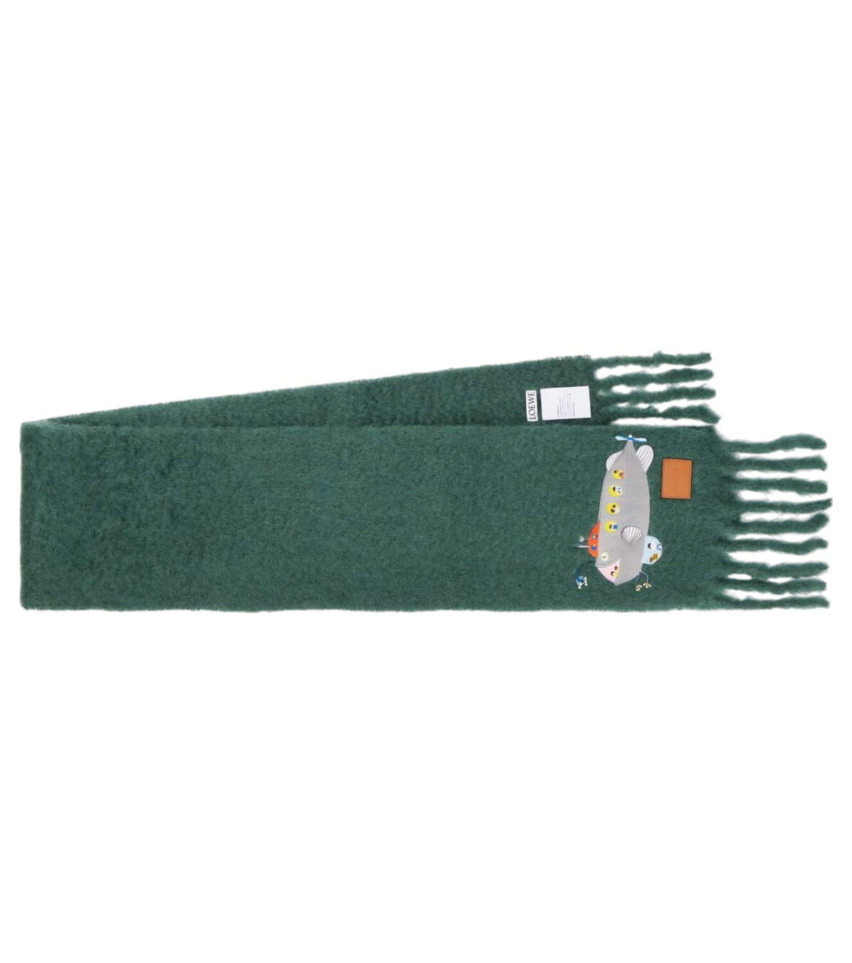 Loewe x Suna Fujita Submarine mohair-blend scarf Loewe