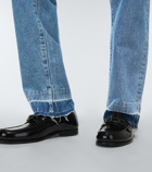 Valentino High-rise tapered jeans