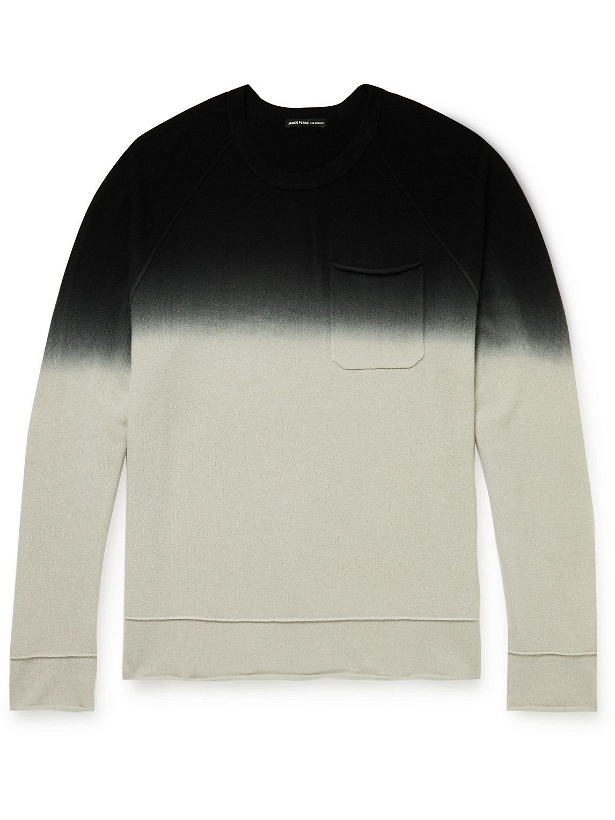 Photo: James Perse - Dip-Dyed Cashmere Sweater - Gray