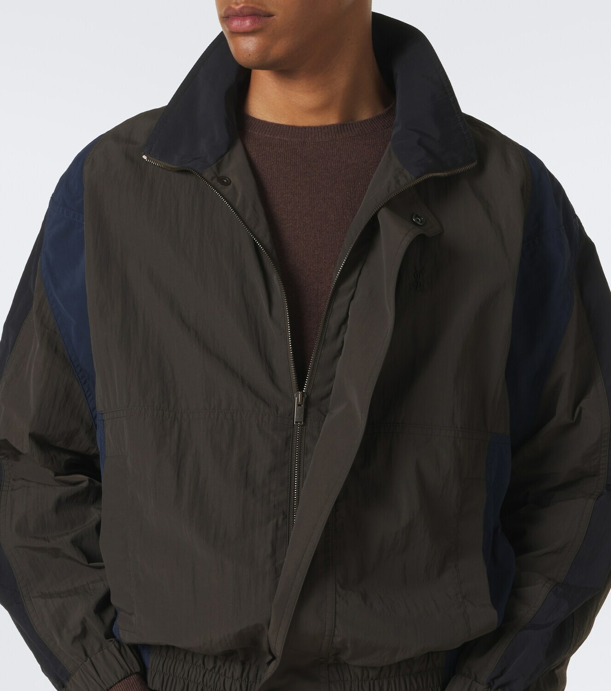 Saint Laurent Cassandre faille jacket