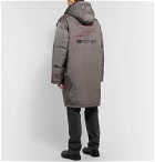 Martine Rose - The Wenger Oversized Printed Shell Hooded Parka - Gray