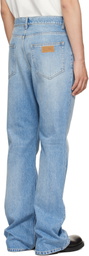 MM6 Maison Margiela Blue Bootcut Jeans