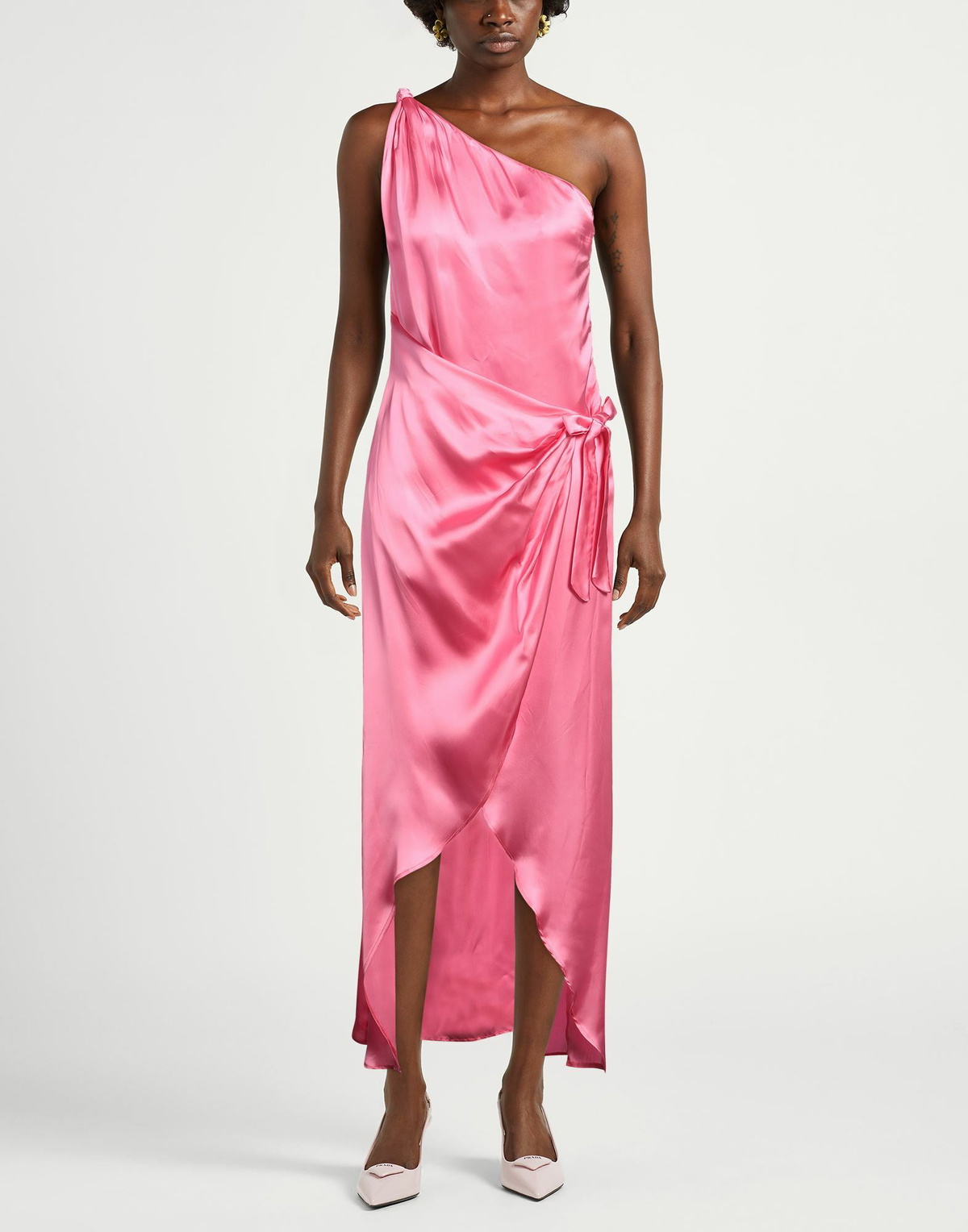 Manila Grace Womens Maxi dress Fuchsia