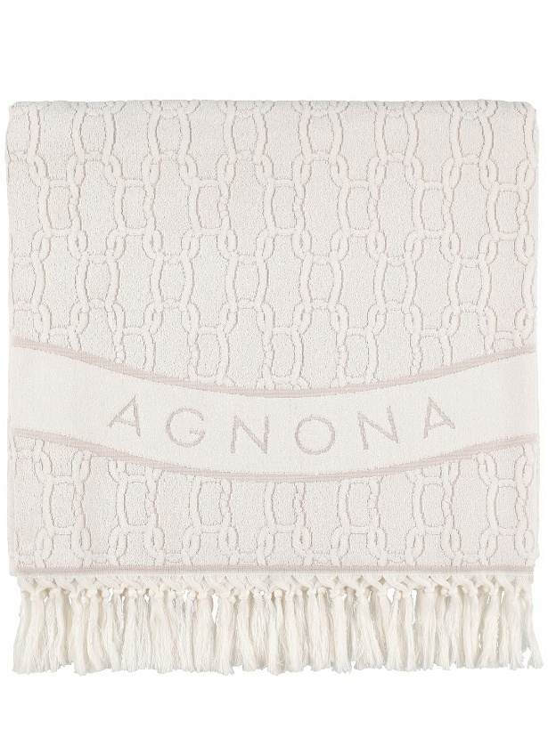 Photo: AGNONA - Chain Jacquard Towel